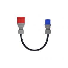 Dönüştürücü Adaptör 3x2,5 Ttr 3/16A Fiş - 5/16A Priz (30cm Kablolu)