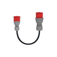 Dönüştürücü Adaptör 5x2,5 Ttr 5/32A Fiş - 5/16A Priz (30cm Kablolu)