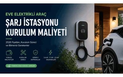 Eve Elektrikli Araç Şarj İstasyonu Kurulum Maliyeti